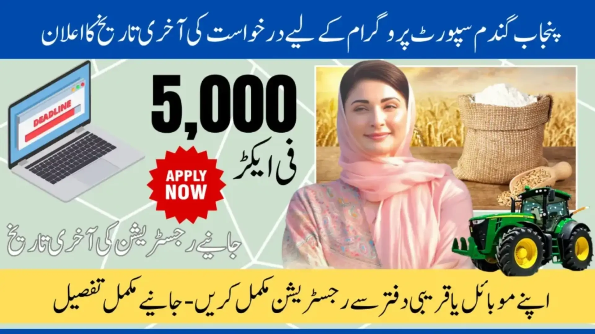 Punjab Wheat Support Program Deadline 2026 Announced - Know Step By Step Guideline Of Online Registration
