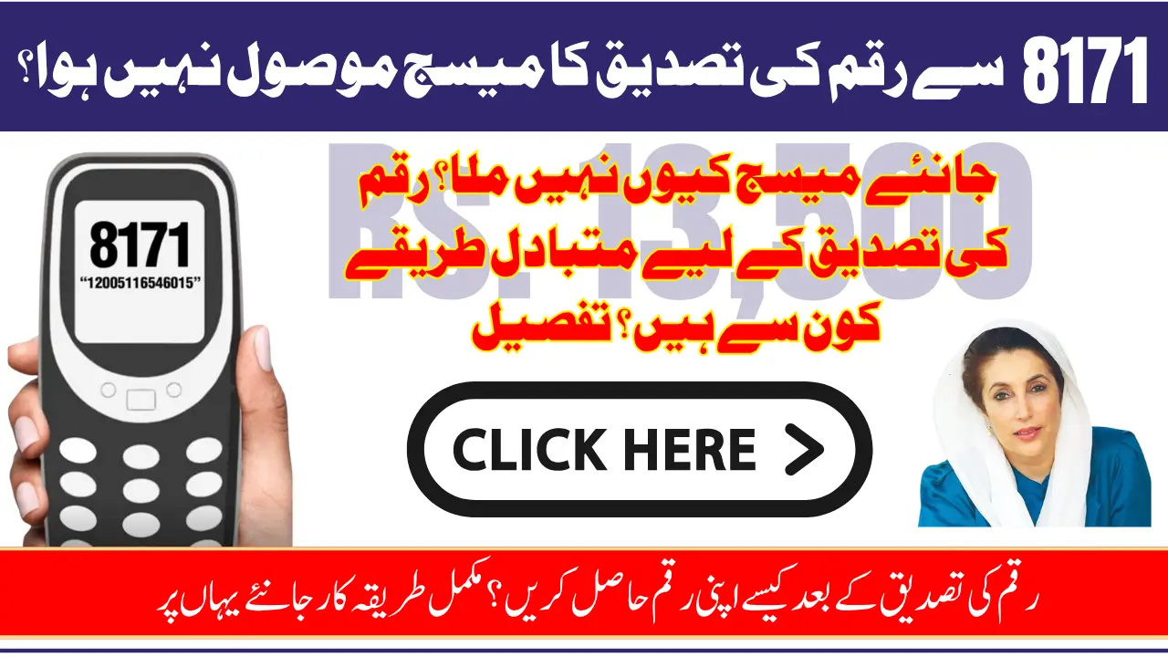 BISP 8171 Payment SMS Delay Even After NSER Survey In 2025 Know Resolution Guide And Alternative Methods