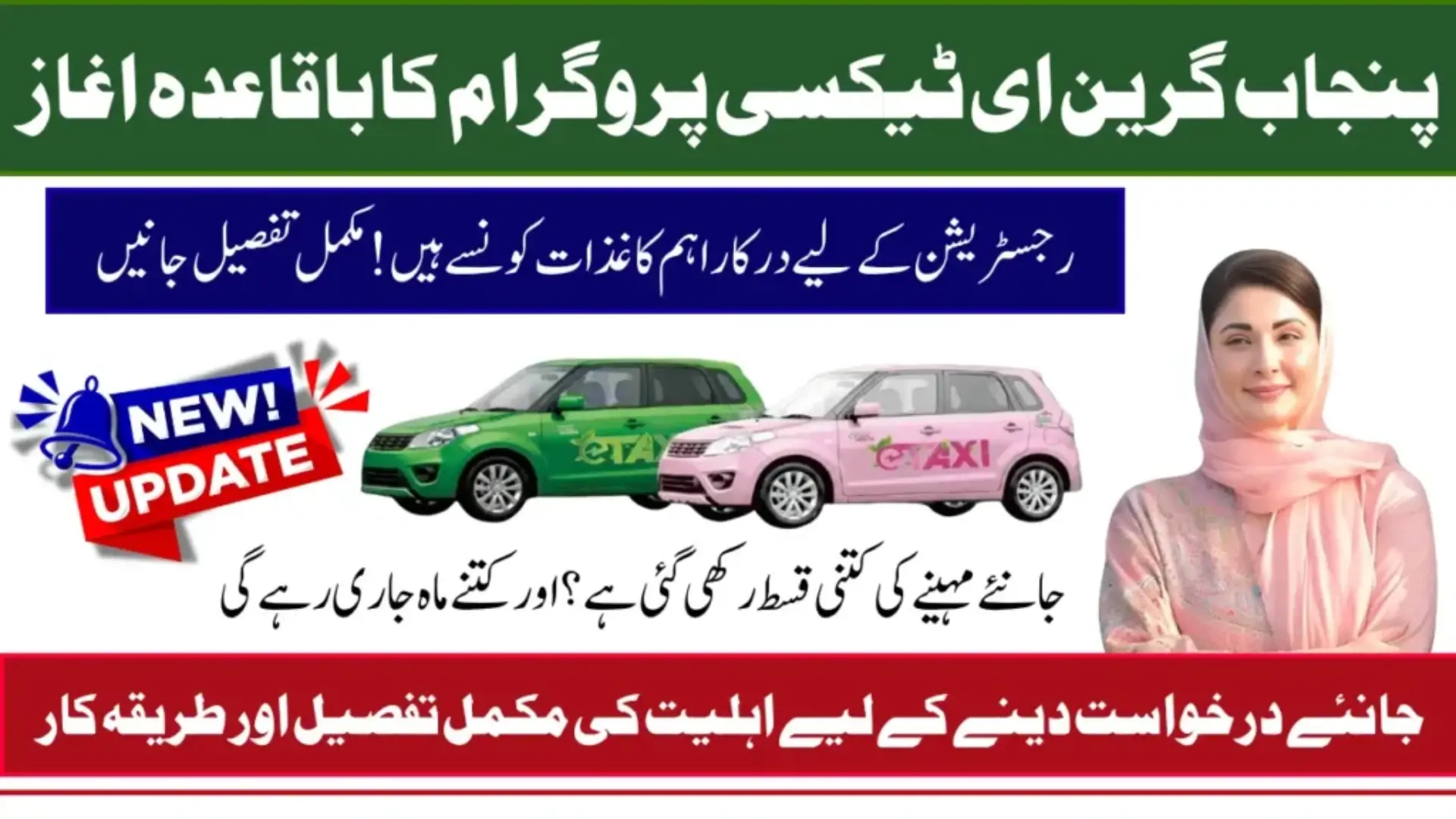 CM Punjab E Taxi Scheme 2026 On Easy Installments For Jobless People Know Eligibility And Necessary Documents Details