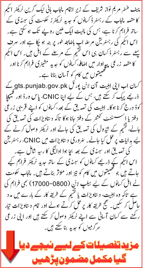 CM Punjab High-Tech Green Tractor Scheme Distribution Has Been Started – Know How To Check Name And Get Tractor On 1 Million Subsidy