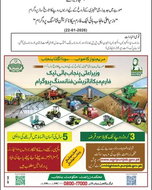 First to Apply, First to Get: Claim Your 3-Crore Interest-Free Agri-Loan Under Punjab High-Tech Program 2026 – Full Guide Inside